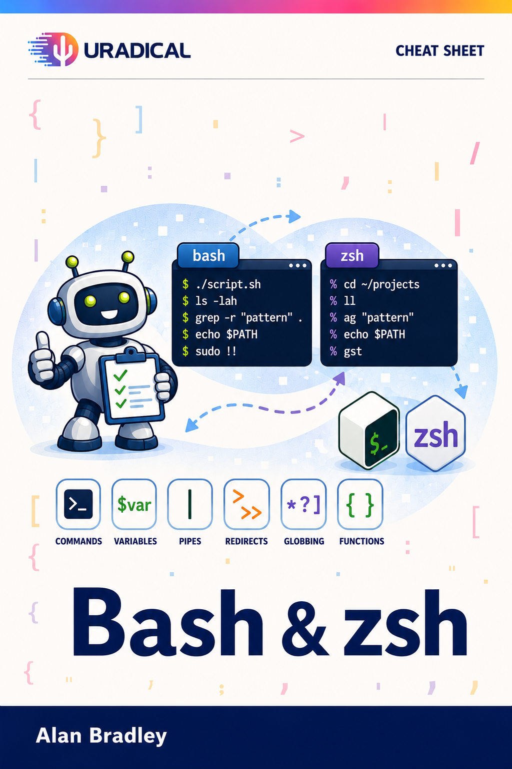Bash & Zsh Cheat Sheet cover